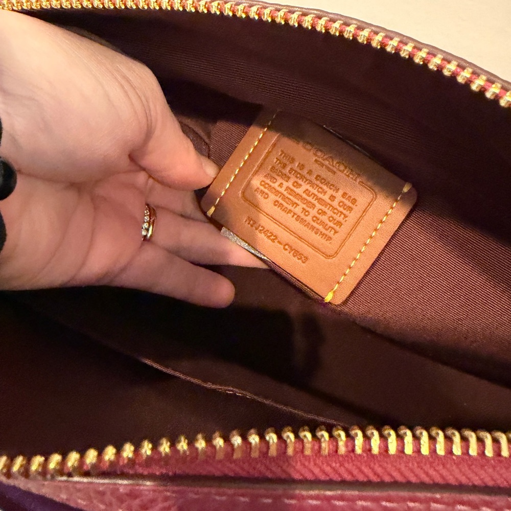 Coach Rowan Pink Leather Satchel NWOT - Picture 7 of 15
